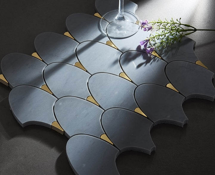 Gạch Mosaic Đá Cẩm Thạch Tùy Chỉnh cho Tường Nội Thất