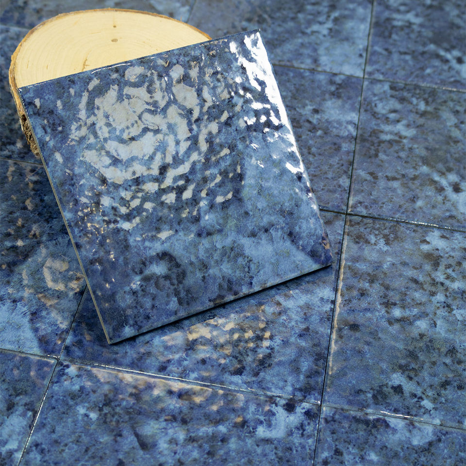 Gạch Mosaic Sứ Mờ Dạng Thẻ Hồ Bơi