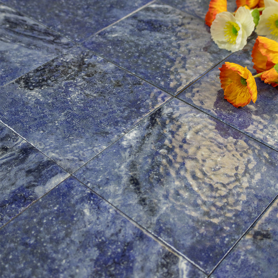 Gạch Mosaic Sứ Vuông Hồ Bơi Hoàn Thiện Thiết Kế Hiện Đại Chống Trượt Sàn 150x150mm