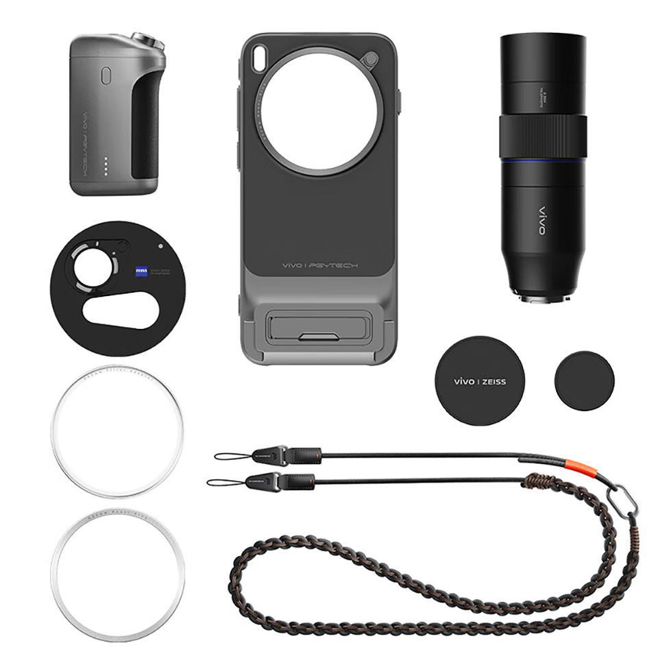 Bộ Kit Chụp Ảnh Ống Kính Tele 2.35x Dành cho Bộ Máy Ảnh Chuyên Nghiệp X300 Pro Kèm Ống Kính & Phụ Kiện Kính Thiên Văn Điện Thoại Có Kẹp