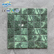 Gạch men sứ hiện đại chất lượng cao bền chống trượt màu xanh lá Mosaico Azulejo