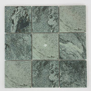 Gạch ốp tường bếp mosaic xanh lá gốm sứ