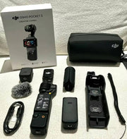 Osmo Pocket 3 Combo Sáng tạo, Máy quay Gimbal chống rung cầm tay 3 trục quay Vlog trực tiếp kèm Micro DJI
