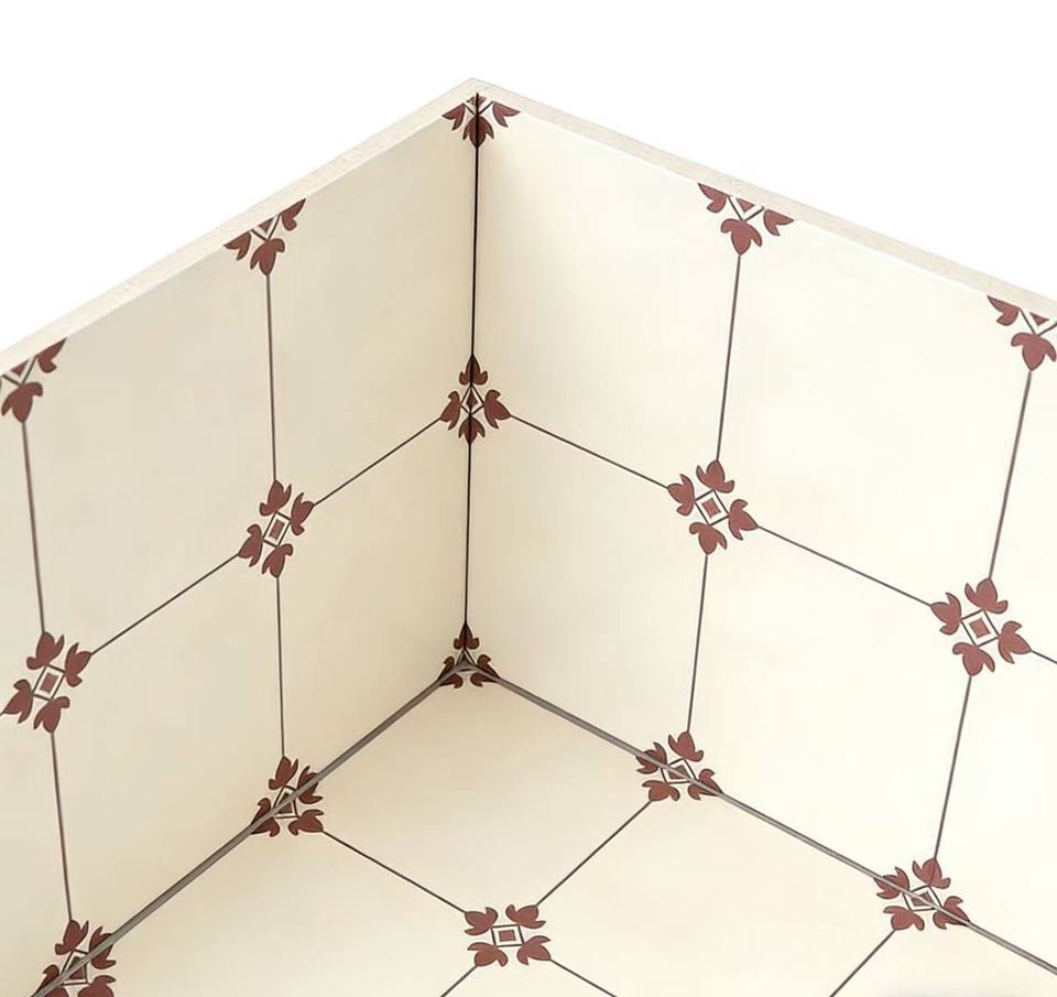 Gạch Sứ Lát Sàn Nội Thất Chống Trượt Kiểu Kem Pháp 400x400mm Dễ Vệ Sinh
