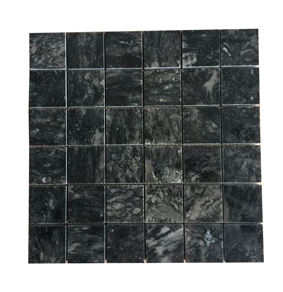 Gạch Mosaic Đá Cẩm Thạch Đen Vân Sữa Chất Lượng Cao 48 X 48 Đá Tự Nhiên Bán Sỉ Nhà Cung Cấp Tốt Nhất Việt Nam Họa Tiết Vuông Biệt Thự Hiện Đại