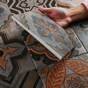 Gạch Encaustic Giá Rẻ 8x8 Hoa Văn Cổ Điển, Trang Trí Sàn Gốm Và Tường Điểm Nhấn Phong Cách Ma-rốc