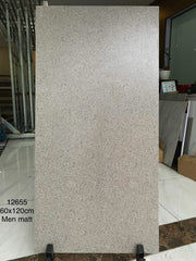Gạch Terrazzo sứ bóng chống trượt 600x1200 cho sàn phòng khách, phòng ăn, trung tâm thương mại, ban công