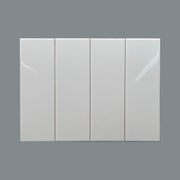 Gạch thẻ Việt Nam trắng bóng phẳng  KT 100x300mm loại 1 mã STA1300