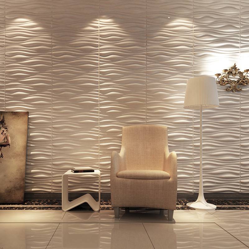 Gạch 3d ốp tường trang trí chống thấm màu tím