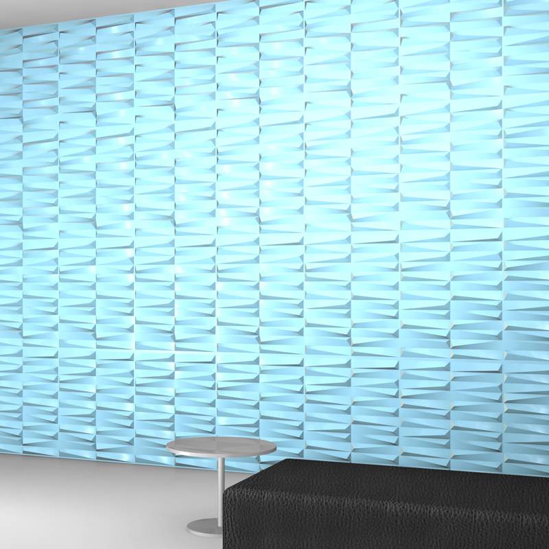 Gạch 3d ốp tường trang trí chống thấm màu đen