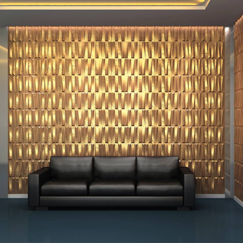 Gạch 3d ốp tường trang trí chống thấm màu đen