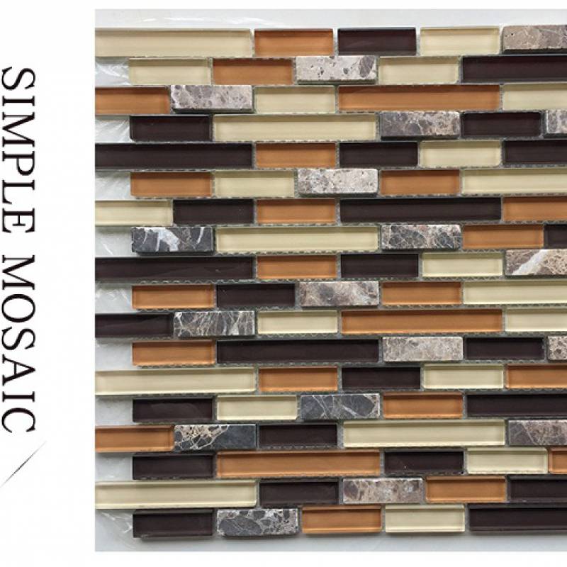 Gạch Mosaic trang trí hỗn hợp 300 x 300mm