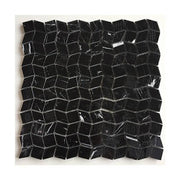 Gạch mosaic đá hình thoi 283x283mm 15NSS126 màu đen