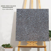 Gạch lát nền  Ấn Độ men bóng 800x800mm ADEX NEO BLACK