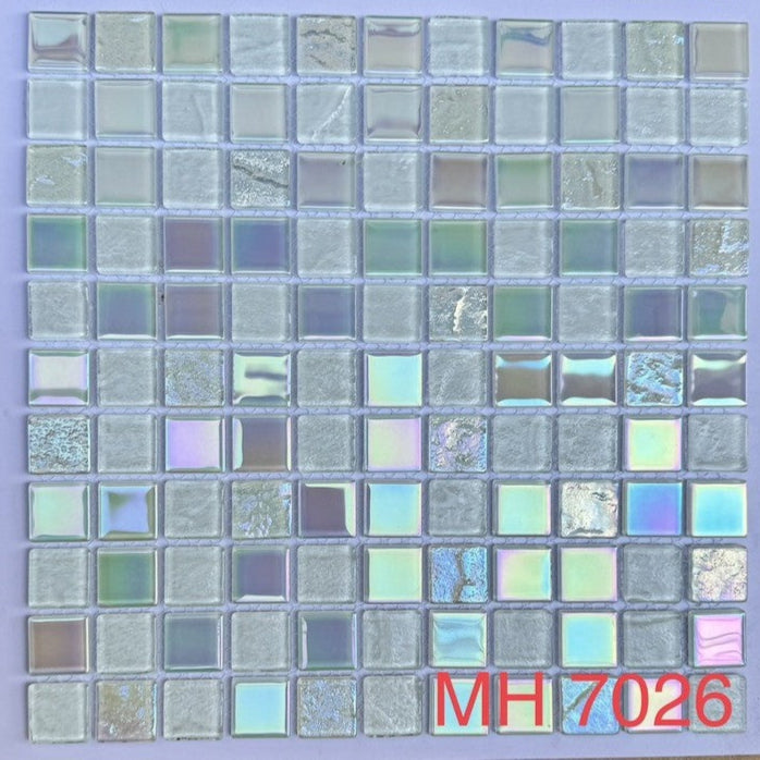 Gạch mosaic thủy tinh lấp lánh MH 7026