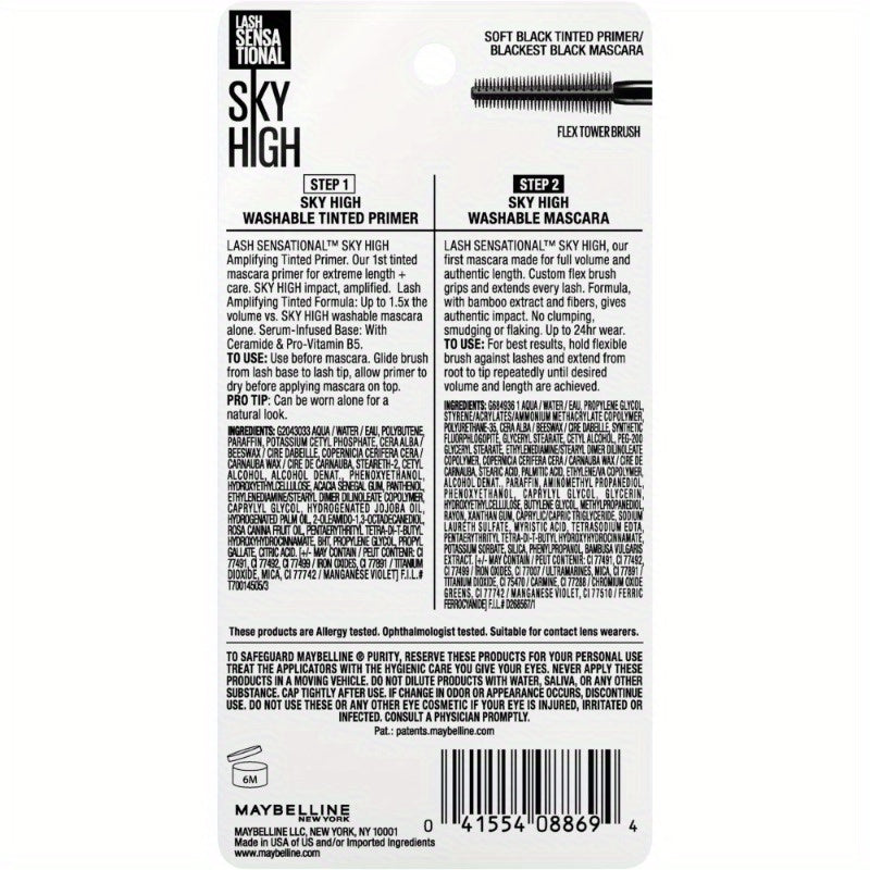 Bộ Mascara & Primer Sky High - Đen Tuyệt Đối