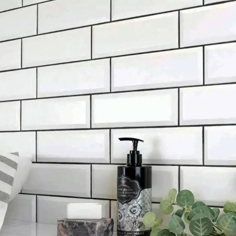 Gạch thẻ trắng bóng vát KT 100x300mm STA1300-B