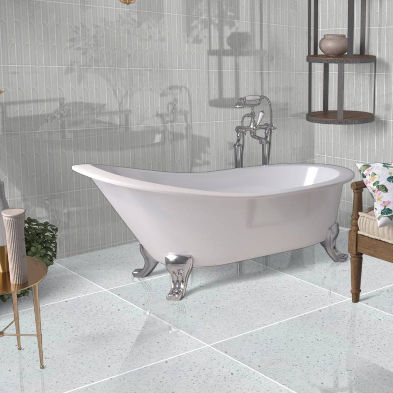 Gạch thẻ VN 75x300mm họa tiết bóng xám mã 0304-0