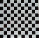 Gạch Mosaic Thủy Tinh Đen Trắng Mã GP-25079