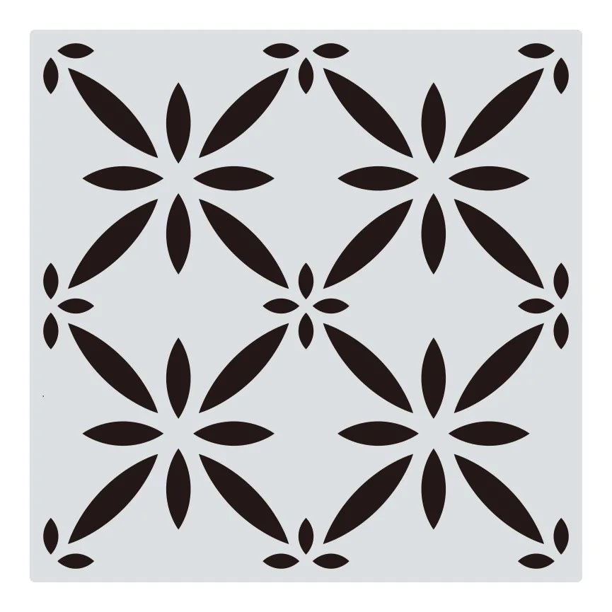 1Pcs 30*30cm Geometric Mandala DIY Layering Stencils Wall Painting Scrapbook Coloring Embossing Album Decorative Template - Daisan Store