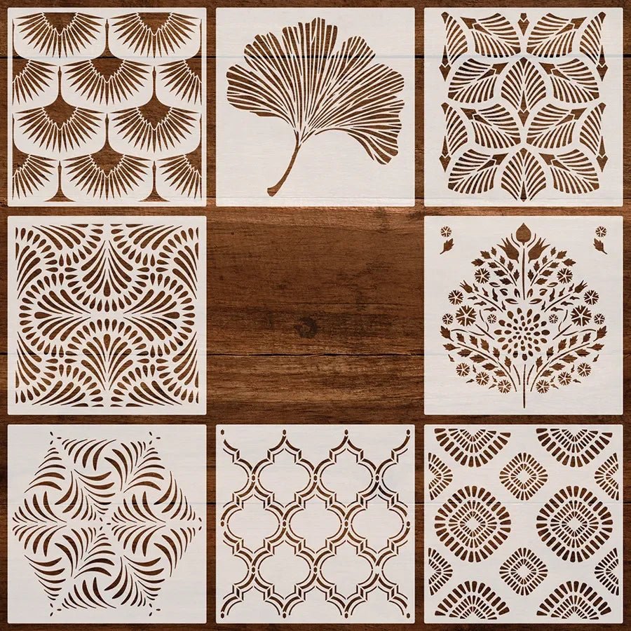 1Pcs 30*30cm Geometric Mandala DIY Layering Stencils Wall Painting Scrapbook Coloring Embossing Album Decorative Template - Daisan Store
