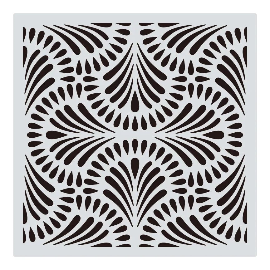 1Pcs 30*30cm Geometric Mandala DIY Layering Stencils Wall Painting Scrapbook Coloring Embossing Album Decorative Template - Daisan Store
