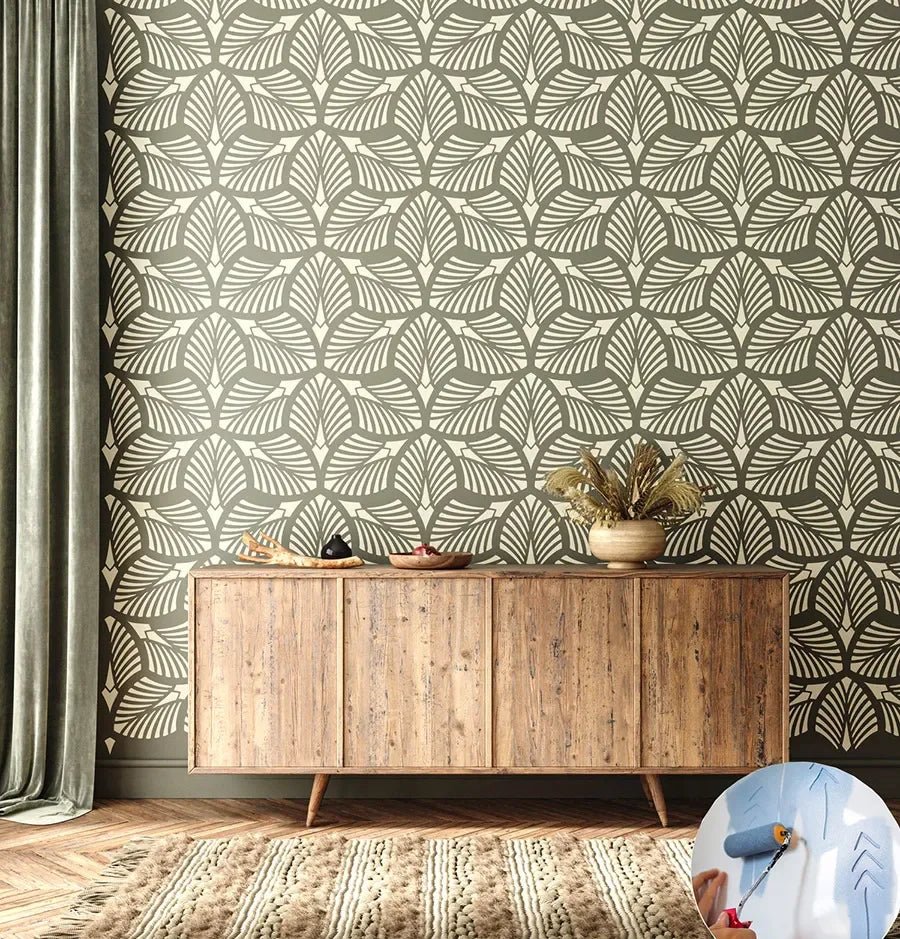 1Pcs 30*30cm Geometric Mandala DIY Layering Stencils Wall Painting Scrapbook Coloring Embossing Album Decorative Template - Daisan Store