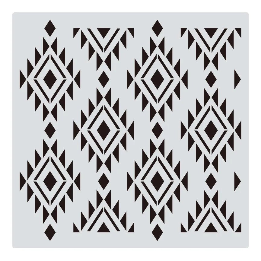 1Pcs 30*30cm Geometric Mandala DIY Layering Stencils Wall Painting Scrapbook Coloring Embossing Album Decorative Template - Daisan Store