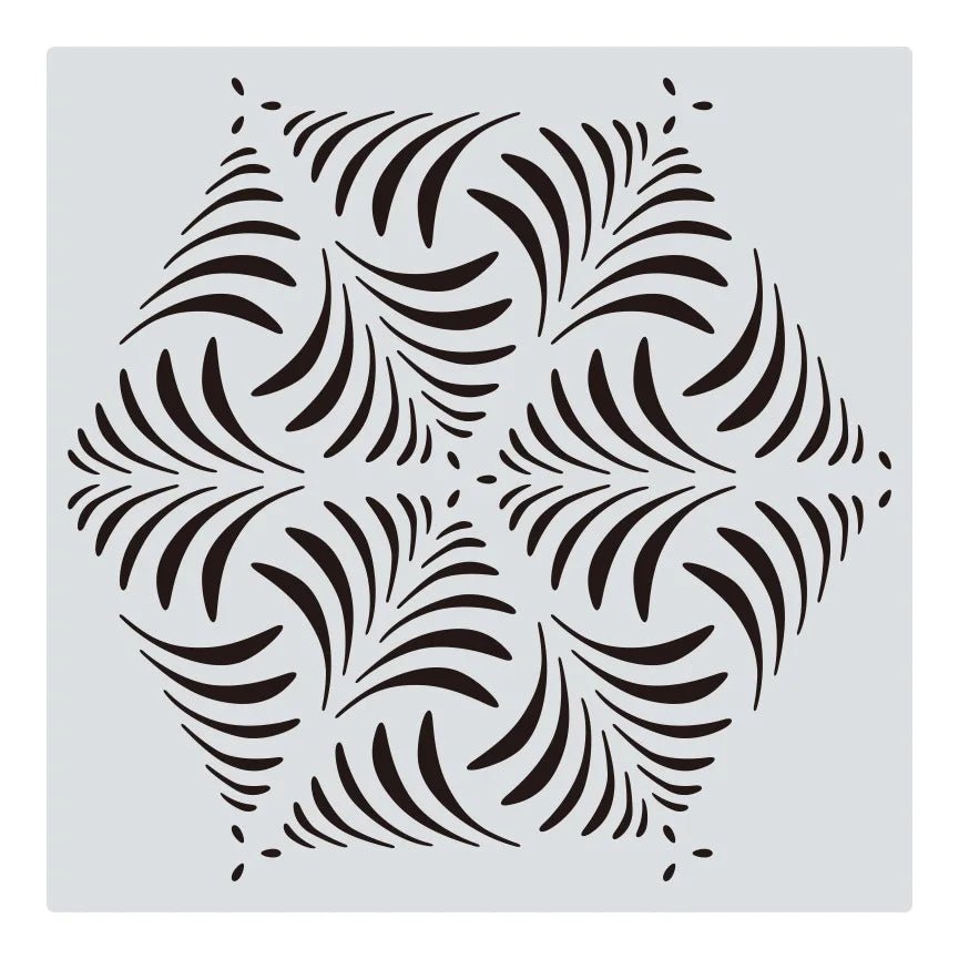 1Pcs 30*30cm Geometric Mandala DIY Layering Stencils Wall Painting Scrapbook Coloring Embossing Album Decorative Template - Daisan Store