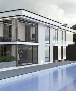 Gạch ốp lát bể bơi Đồng Tâm 20×20 màu nâu hình sò ốc 2020MARINA003