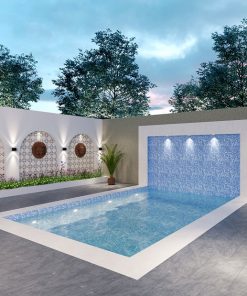 Gạch ốp lát bể bơi Đồng Tâm 20×20 màu xanh dương 2020MARINA002