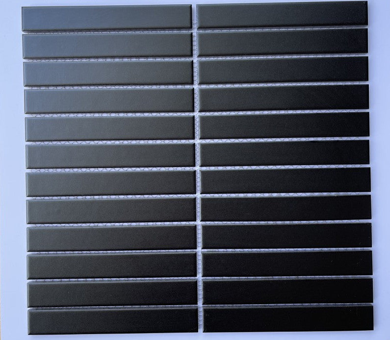Gạch mosaic que đen 22*145 mã 2208M