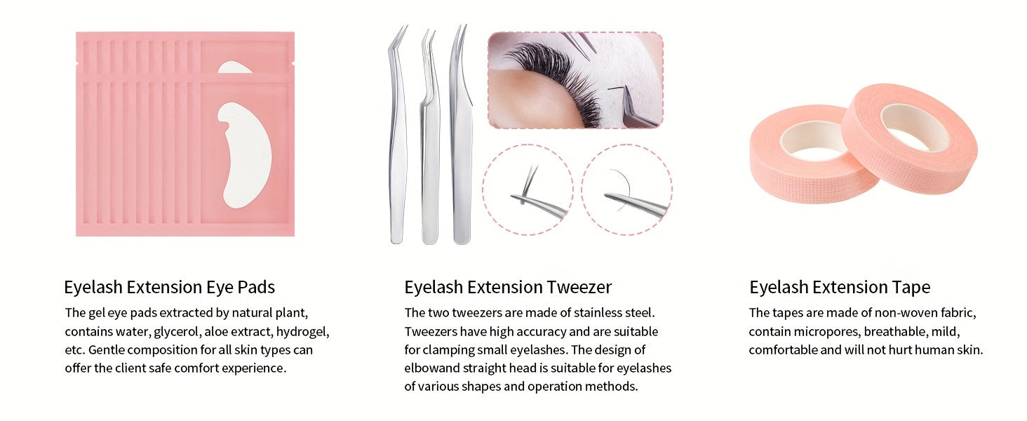 Bộ Dụng Cụ Nối Mi Chuyên Nghiệp Cho Người Mới