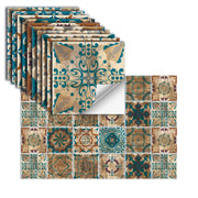 24 Miếng Dán Dính Tường PVC Phong Cách Ma Rốc Chống Thấm - Daisan Store