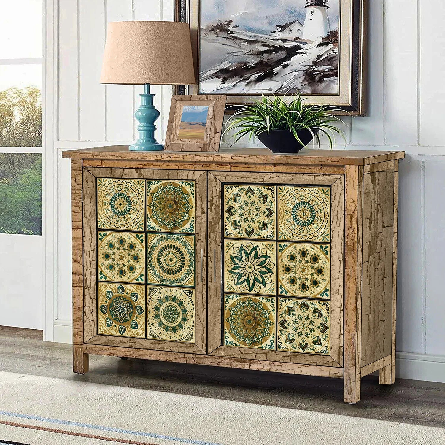 24 Miếng Dán Gạch Màu Sắc Phong Cách Châu Âu PVC Chống Thấm - Daisan Store