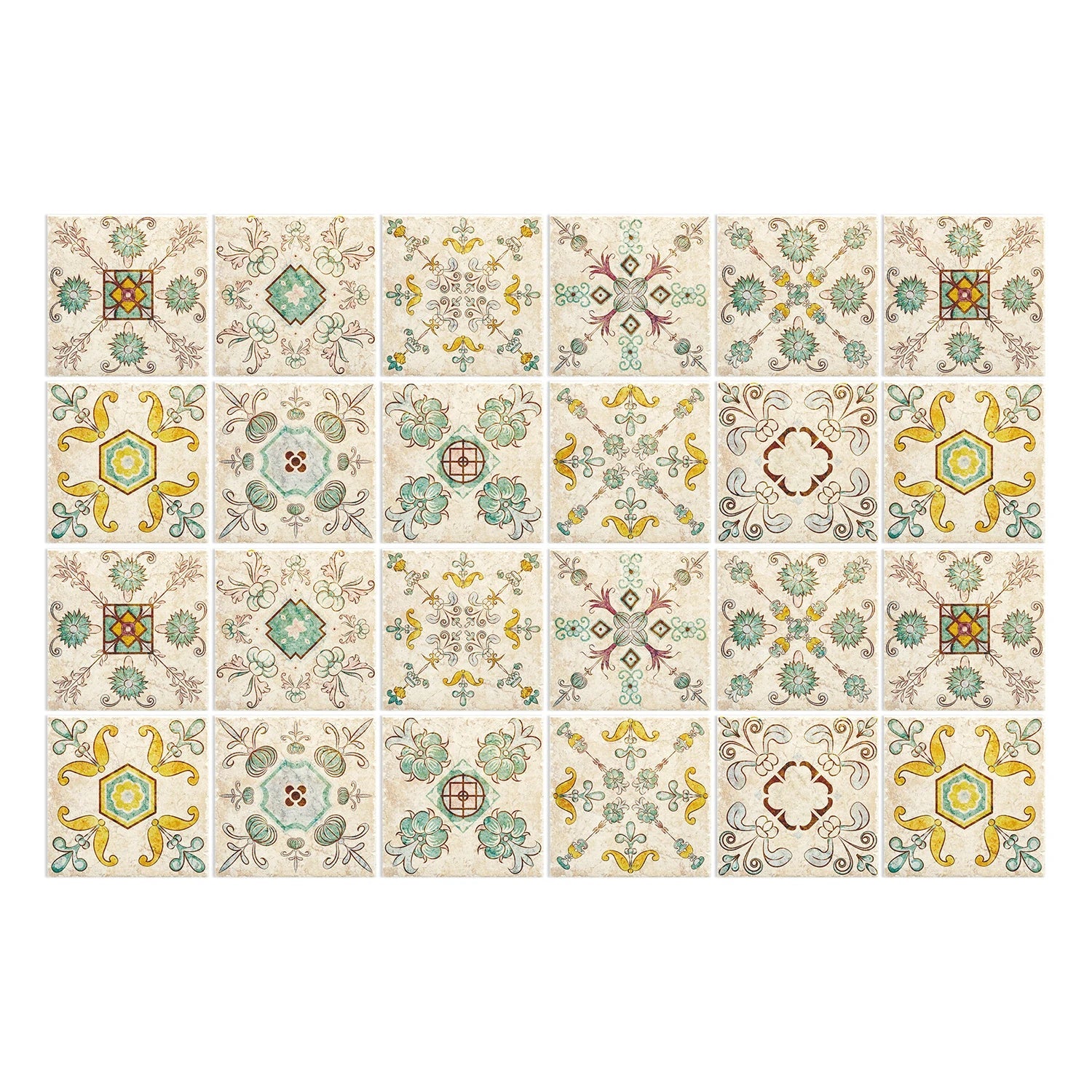 24 Miếng Dán Gạch Phòng Bếp Xám Cổ Điển Chống Thấm PVC - Daisan Store