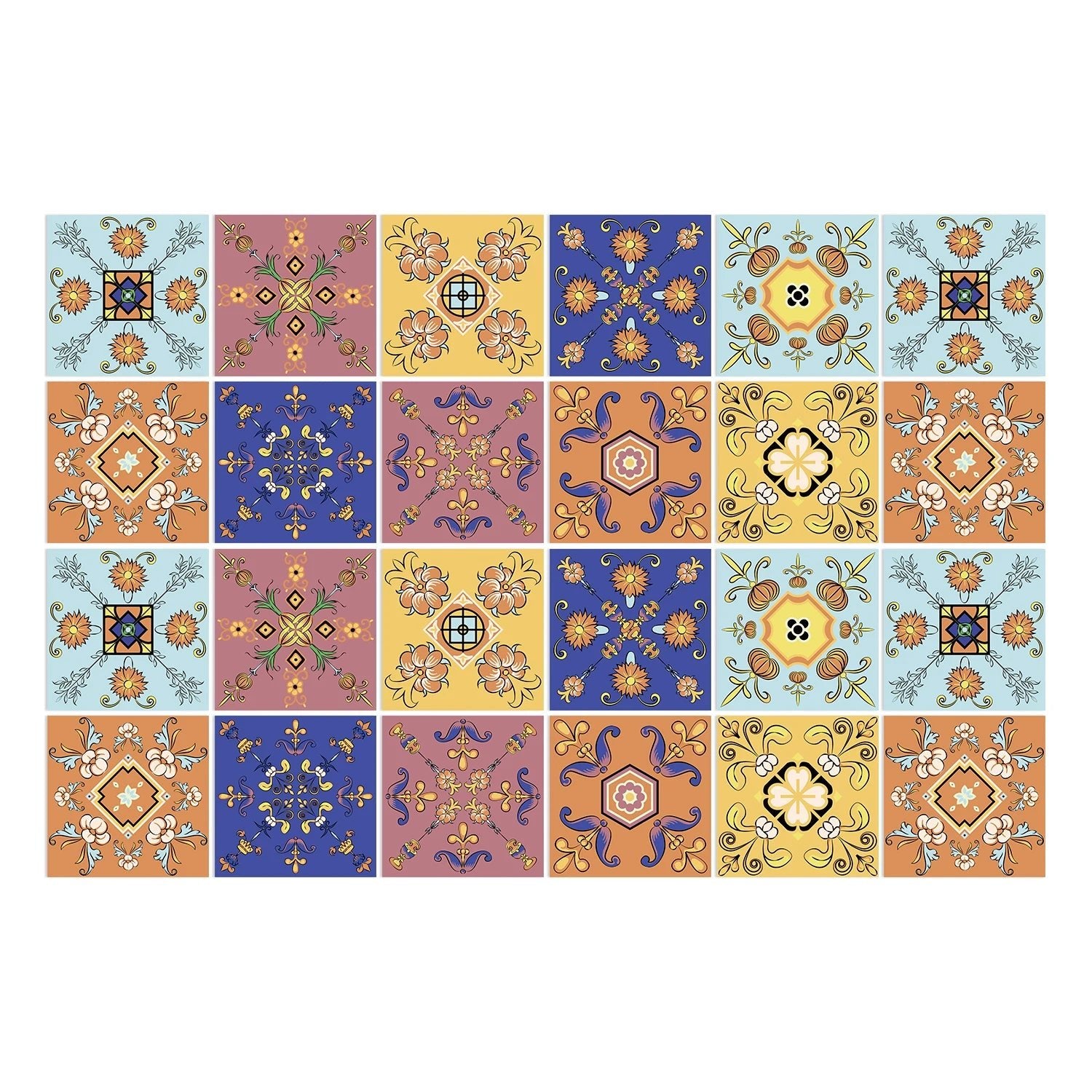 24 Miếng Dán Gạch Phòng Bếp Xám Cổ Điển Chống Thấm PVC - Daisan Store