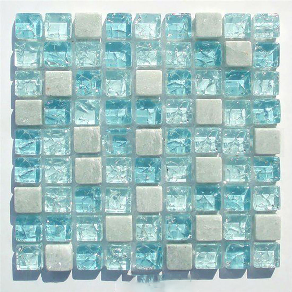 Mosaic thủy tinh nhiều màu sắc trang trí tùy chỉnh
