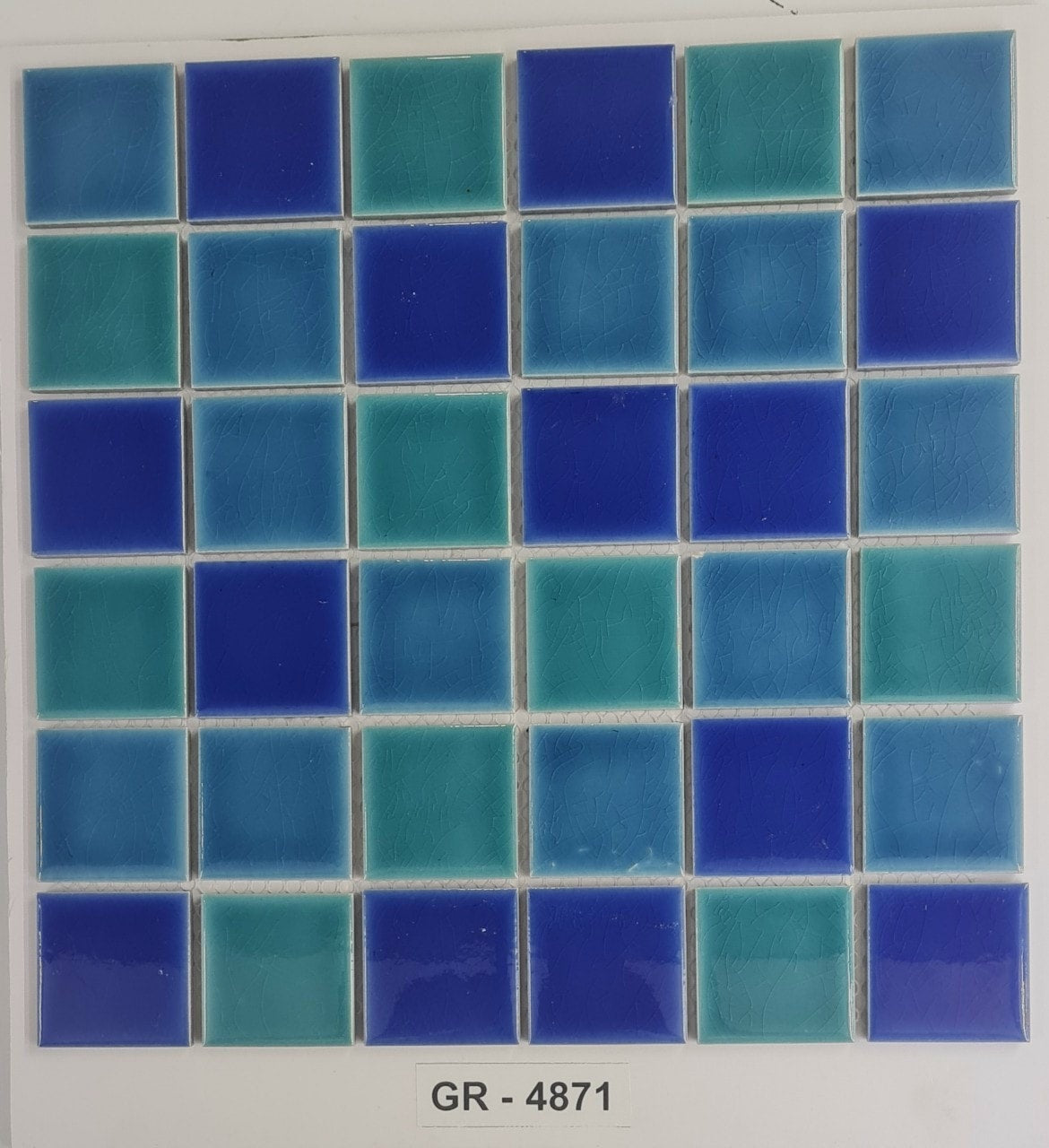 Gạch Mosaic hồ bơi mã GR - 4871