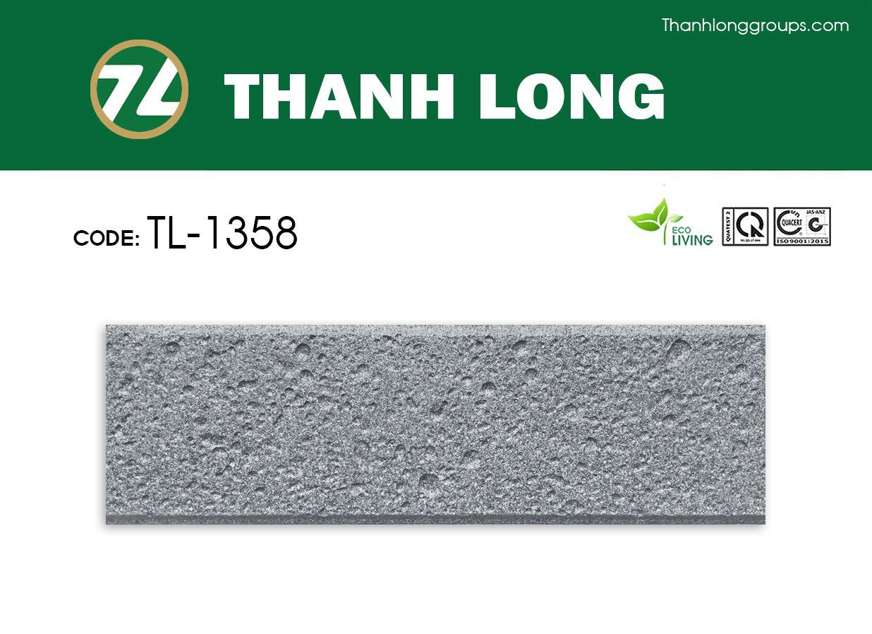Gạch 10x33 xám phun hạt - Loại 2 1358
