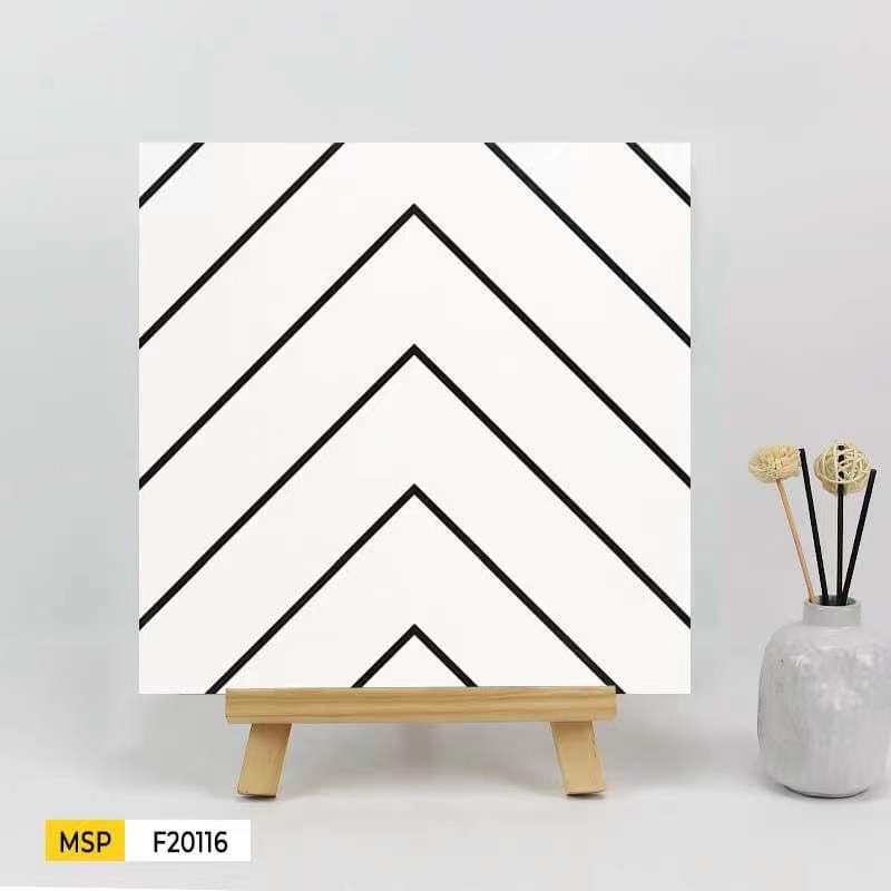 Gạch bông Trung Quốc, men mờ xương porcelain KT 200x200, 20116 (1 hộp/ – Daisan Store