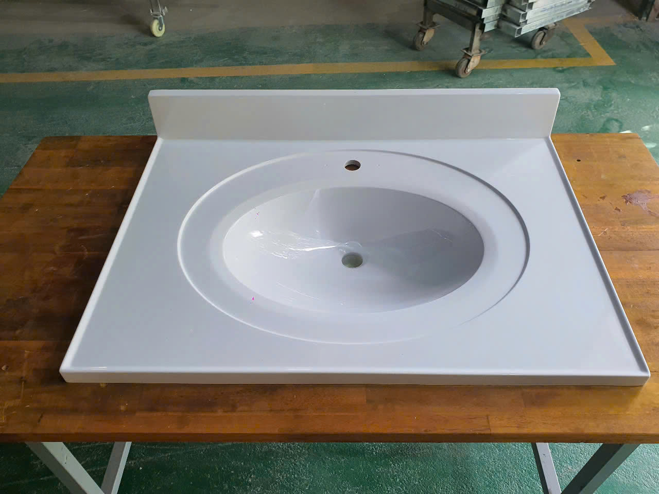 Chậu đơn Oval mã PS-3122OW KT 787x559mm