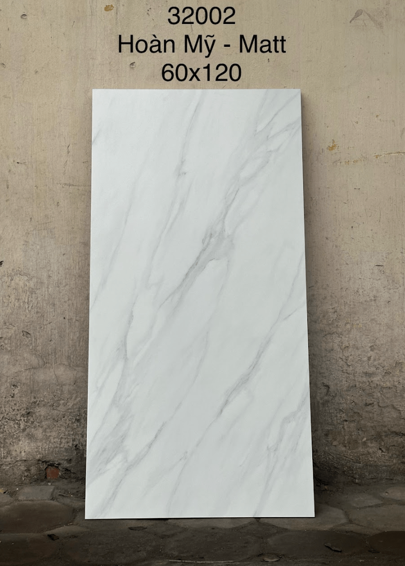 GẠCH PORCELAIN HOÀN MỸ 60×120 MÃ 32002 MATT