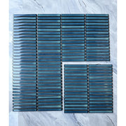 Gạch Mosaic Que Đũa Màu Xanh MHT 126