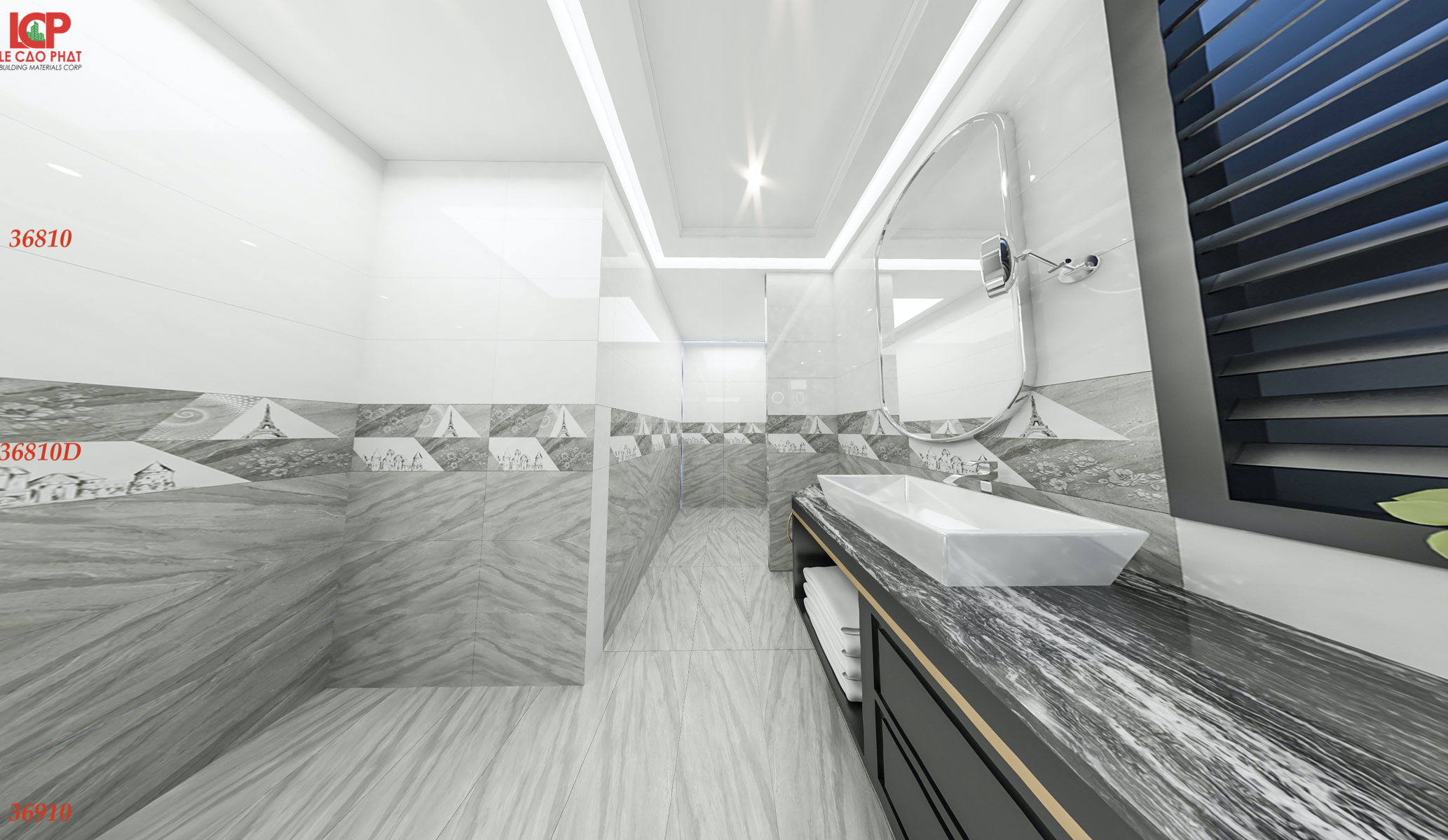 Gạch ốp lát Apodio 36810 36810D 36910