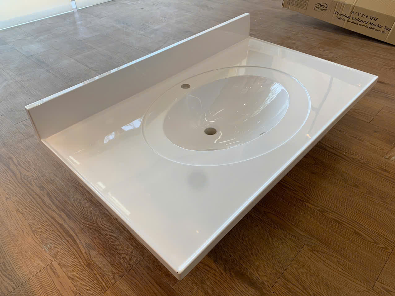 Chậu đơn Oval mã PS-3722OW KT 940x559mm