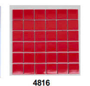 Gạch mosaic gốm đỏ 4816 Chíp 48x48mm