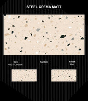 Gạch 600x1200mm mã Steel Crema Matt