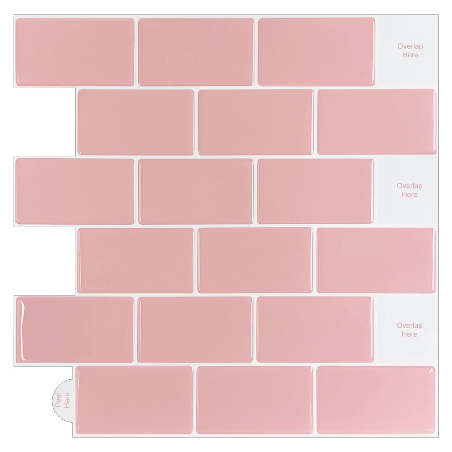 5 Mien Dan Gach 3D Treo Tuong Bep Chong Nuoc 12x12 Inch - Daisan Store