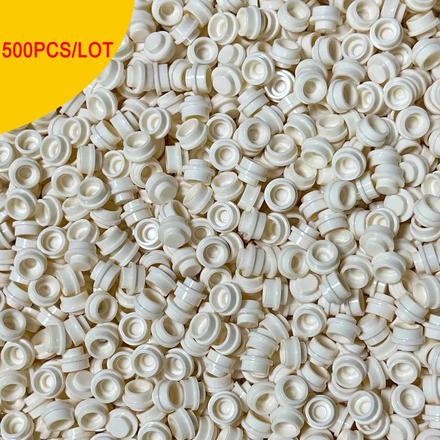 500 Viên Gạch Tròn 1x1 Trong Suốt Xây Dựng MOC - Daisan Store